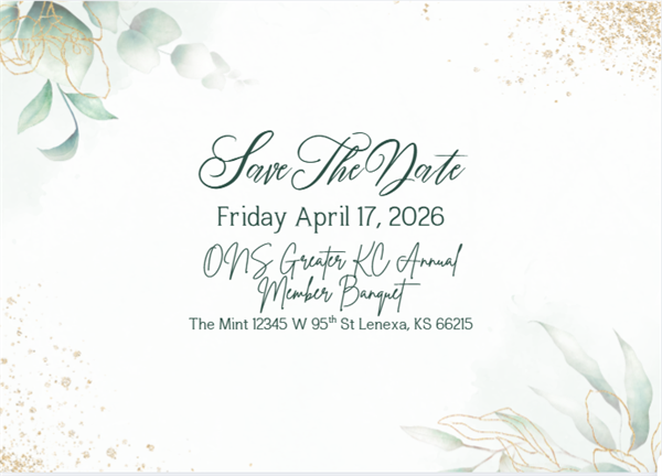 Member Banquet Save the date 